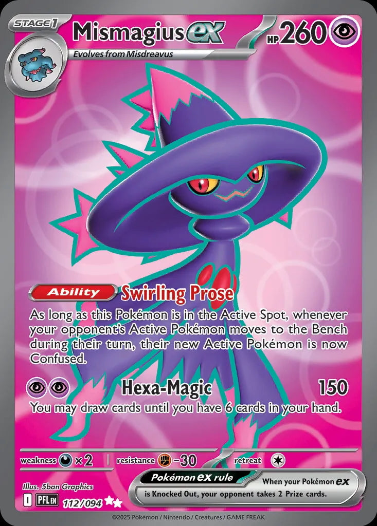 Phantasmal Flames Mismagius ex #112/94
